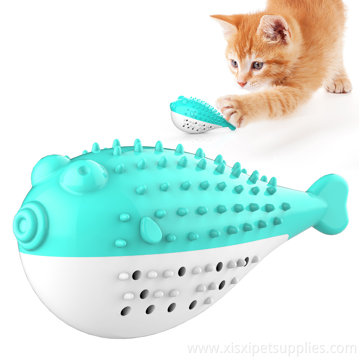 Pet Suppliers Customized Luxury Eco Pet Cat Toothbrush Toy